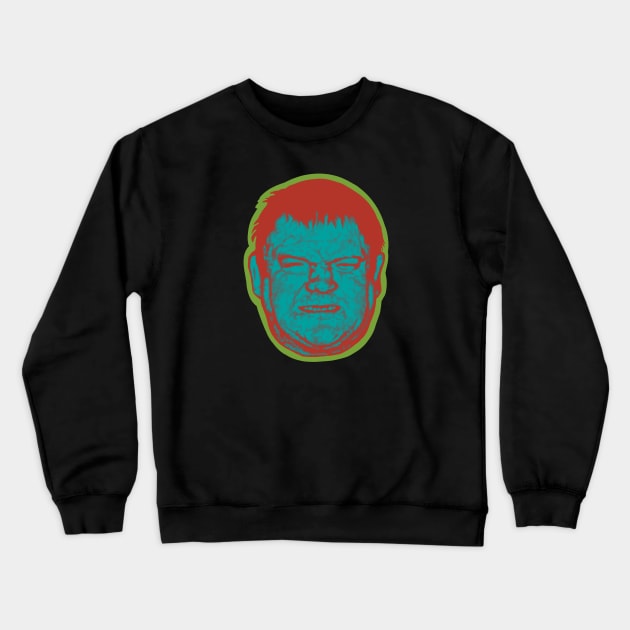 Dick The Bruiser Crewneck Sweatshirt by Art from the Blue Room